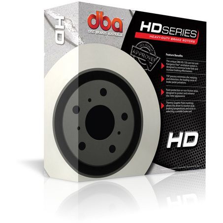 2x DBA Disc Brake Rotor Solid Rear For Honda Integra 1.8L Type-R (DC2,DC4) 