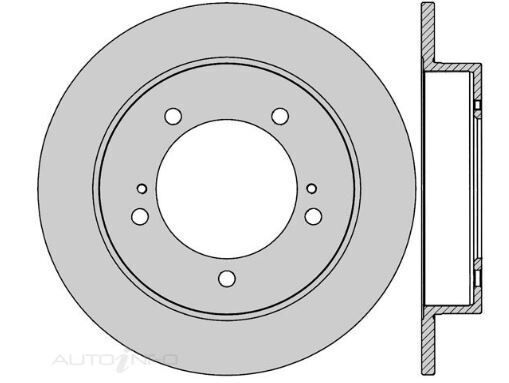 2xTNF Disc Brake Rotor Rear For Holden Vectra JR 2.0L,JS 2.5L,2.6L DOHC MPFI