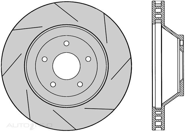 2x Protex Front Ultra Perf Rotor For HOLDEN HSV/Clubsport HSV Premium 9/97 on