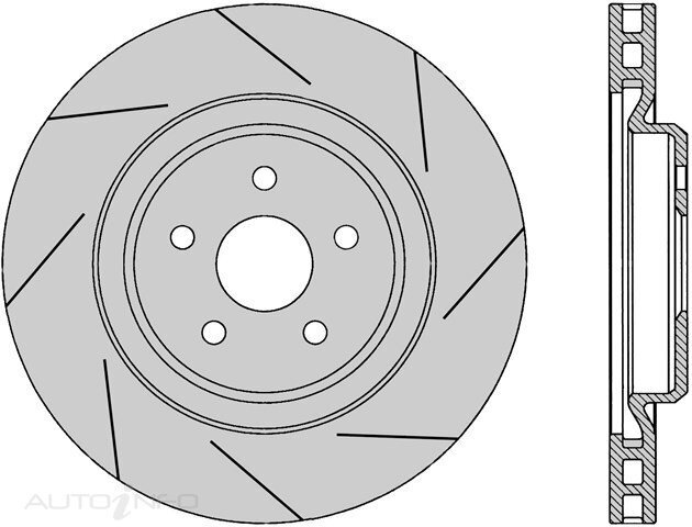 2xFront Ultra Performance Rotor For HOLDEN Comodre VE Maloo Ute 6.2L V8 R/H