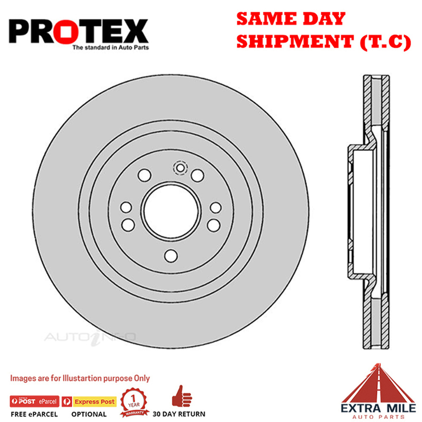 2X PROTEX Disc Brake Rotors- FR For MERCEDES BENZ ML270 CDI W163 4D Wgn 4WD
