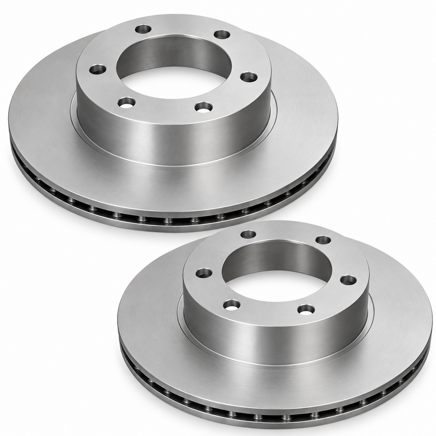 2X PROTEX Disc Brake Rotors - Front For TOYOTA LANDCRUISER RZJ95R 4D SUV 4WD