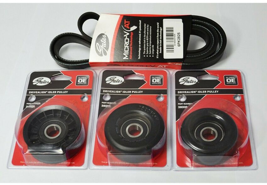 Gates V-ribbed Belt For Holden One Tonner VY 3.8L V6 LN3 Petrol