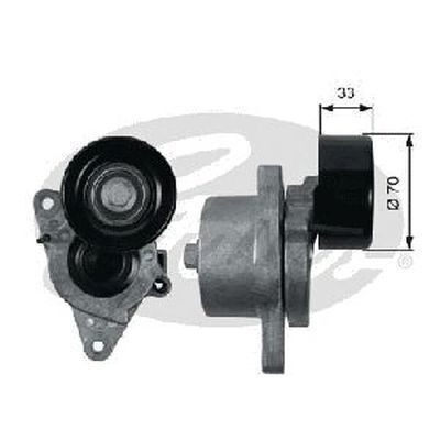 Gates DriveAlign  Idler Pulley For Nissan NV350 Diesel 2.5L YD25DDTi E26 RWD