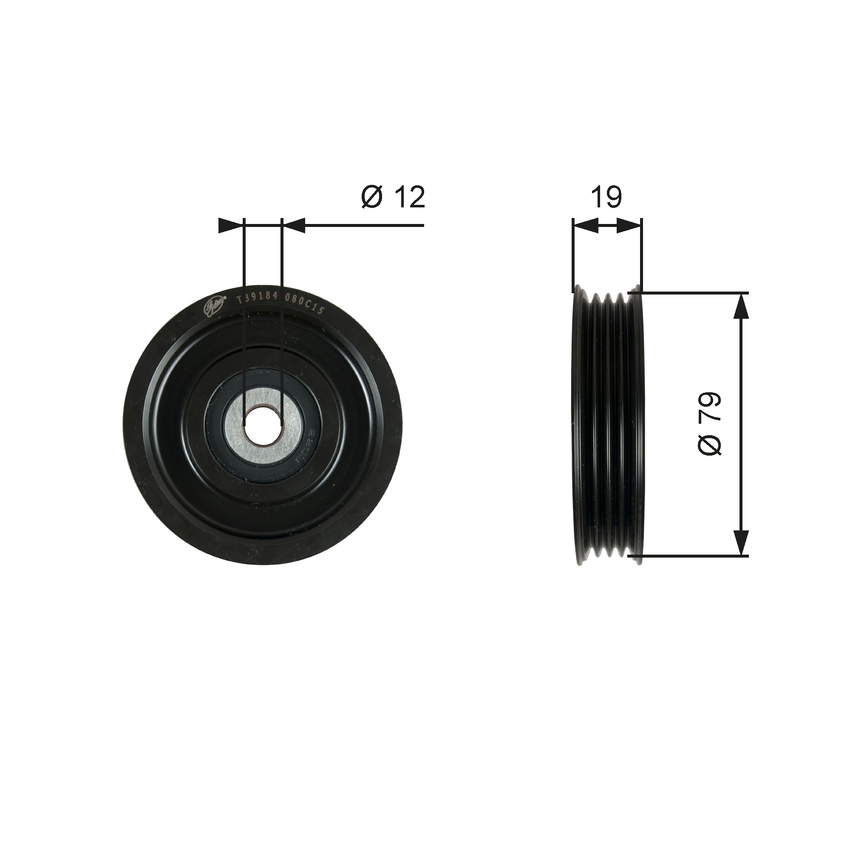 Gates DriveAlign Tensioner Pulley For Nissan Patrol Y61,GU 4.8L TB48DE