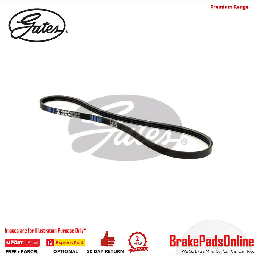 Gates V-Ribbed AT Belt For JAGUAR X-Type MK I X400 AJLWB 3.0L Petrol 6Cyl 4WD