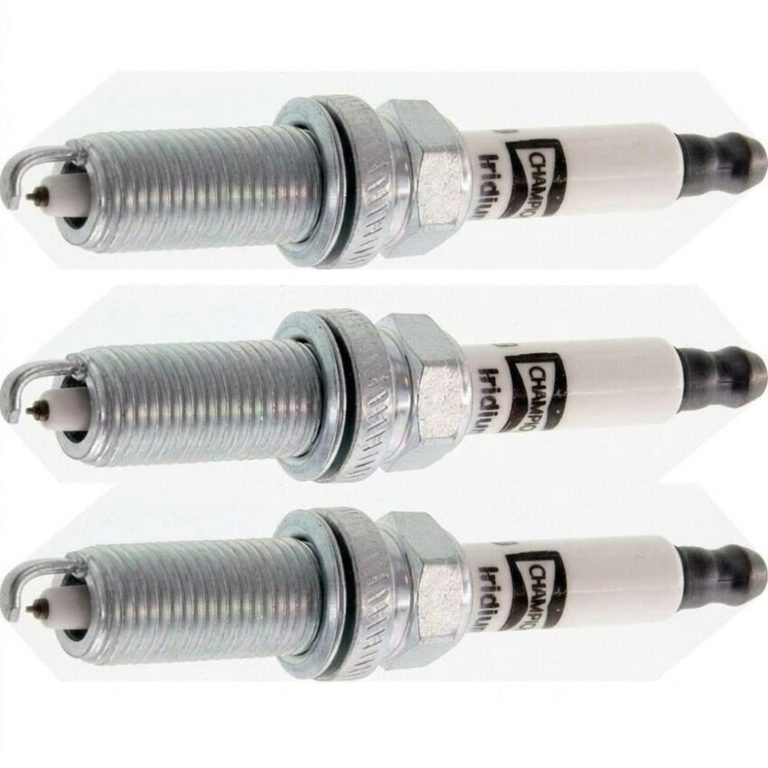 3X Champion Iridium Spark Plug For Nissan Note E12 1.2L Petrol HR12DE MPV 3cyl