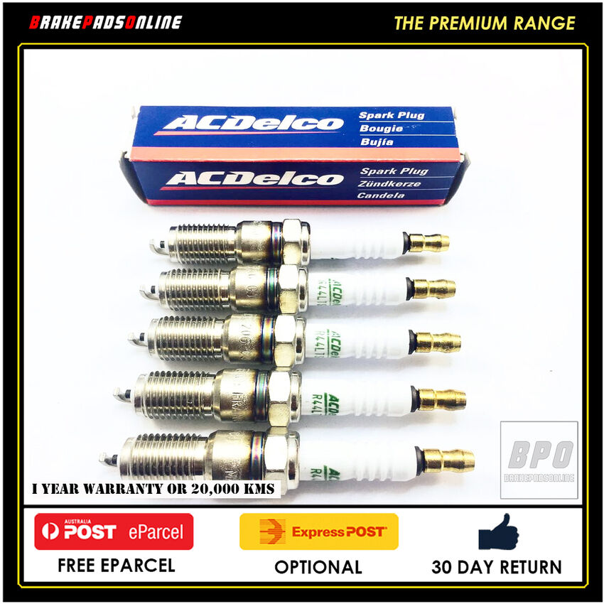 Spark Plug 5 Pack for Volvo V70 2.4L 5 CYL B5254S 2/1997-7/1999 41602
