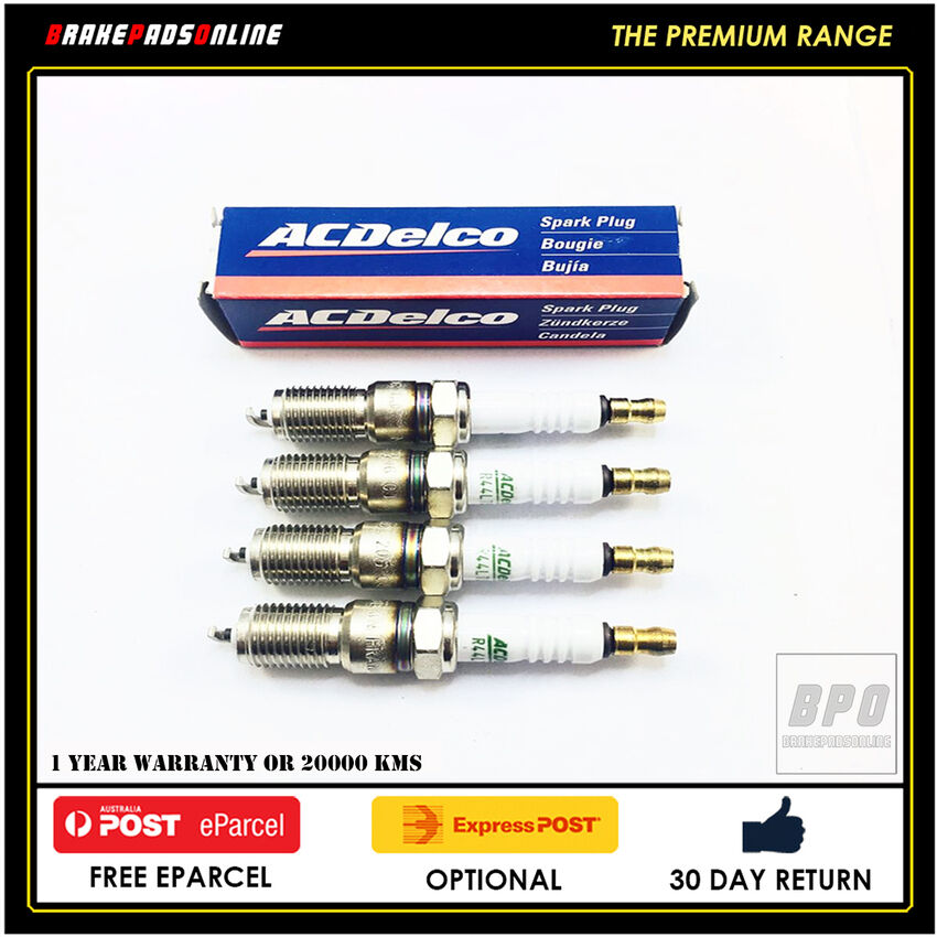 Spark Plug 4 Pack for Holden Barina XC 1.4L 4 CYL Z14XE 2/2001-12/2005 41629