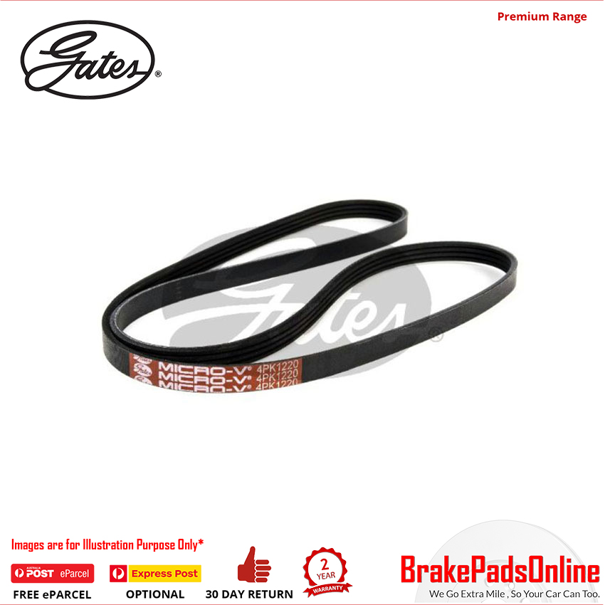 Gates V-Ribbed AT Belt For TOYOTA Altezza SXE10 3SGE 2.0L VVTi Petrol 4Cyl RWD