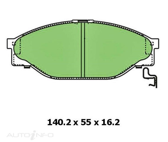 4WD Front Rotors, Brake Pad Set For Toyota Hilux LN106R 2.8L 10/88-11/97