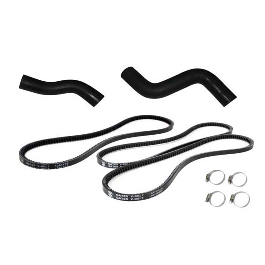 Water pump Hoses belts Thermo Kit For Toyota Land Cruiser Prado KZJ90 KZJ95 3.0L