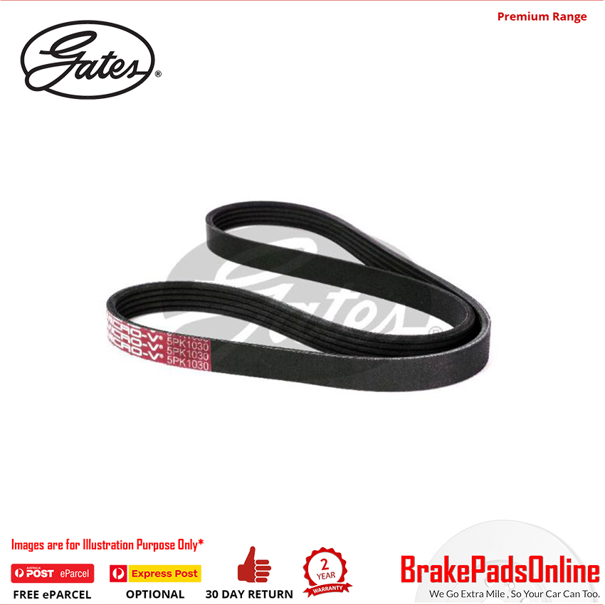 5PK1030 V-Ribbed AT Belt for FORD Telstar AX FS84 2.0L Petrol 4Cyl FWD