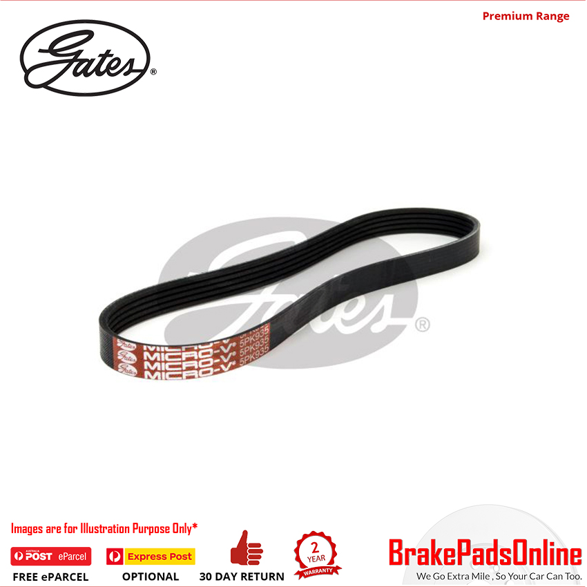 5PK935 V-Ribbed AT Belt for NISSAN Serena C23M SR20DE 2.0L Petrol 4Cyl RWD