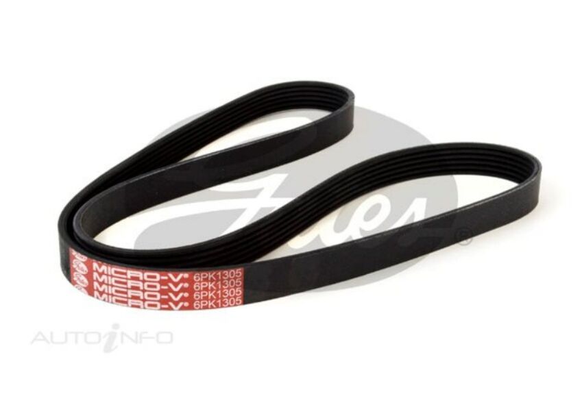 Gates Micro V-Ribbed Belt For Ford Focus LS, LT, LV 2.0L Petrol A0DB, 2.0L DURATEC