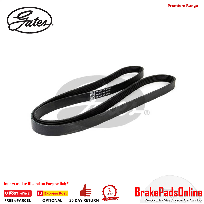 6PK1895 V-Ribbed AT Belt for DAEWOO Leganza 69 T22SED 2.2L Petrol 4Cyl FWD