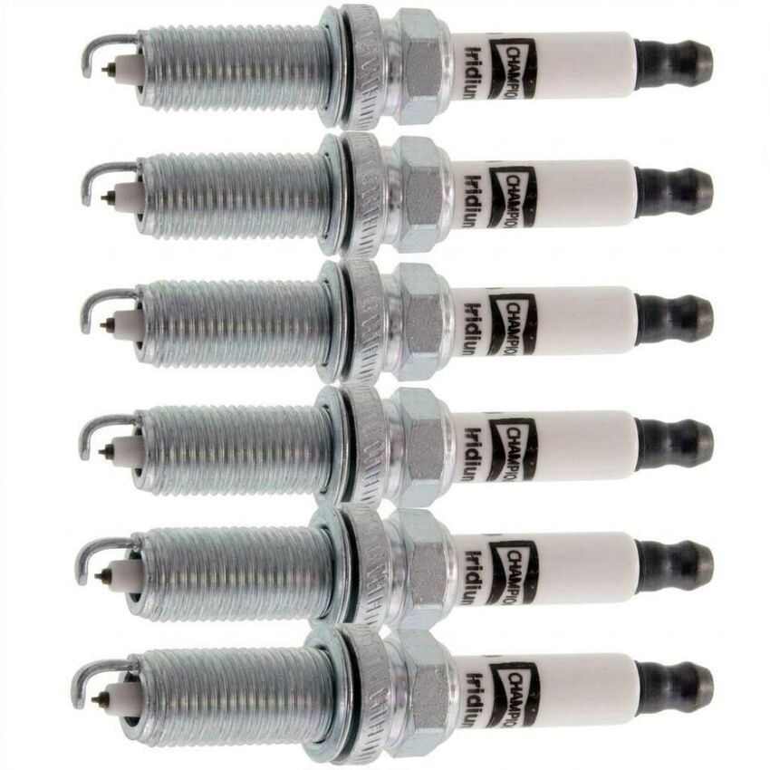 6X Champion Iridium Spark Plug For Nissan Maxima J32 2.5L Petrol V6 VQ25DE, 24V