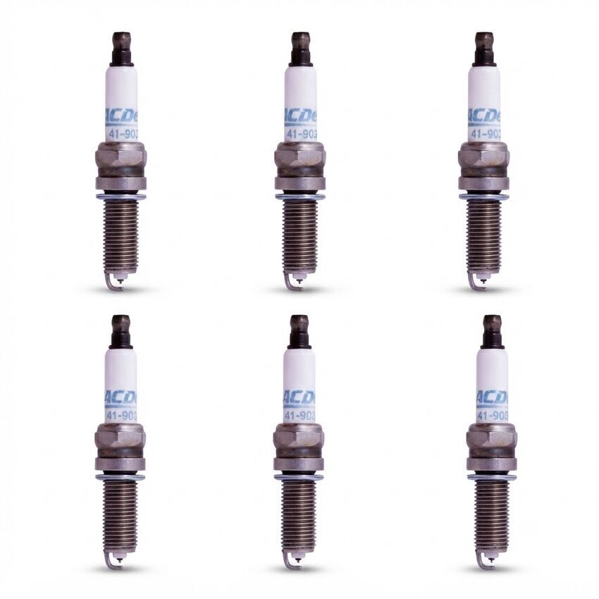6X AcDelco Double-Platinum Finewire Spark Plug For Jeep Wrangler 3.6L Petrol V6