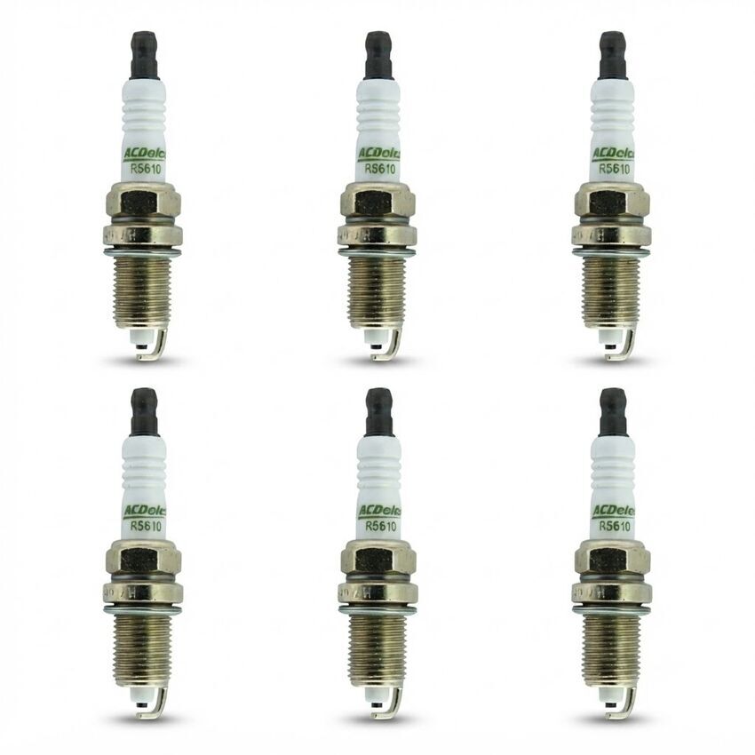 6X AcDelco Regular Spark Plug For Mazda 626 GE GE5S GE5P 2.5L Petrol V6 PETROL