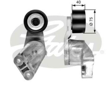 Gates Tensioner V-Ribbed Belt For Volvo FM D9A300,D9B300 9.3L Diesel-7780-1085