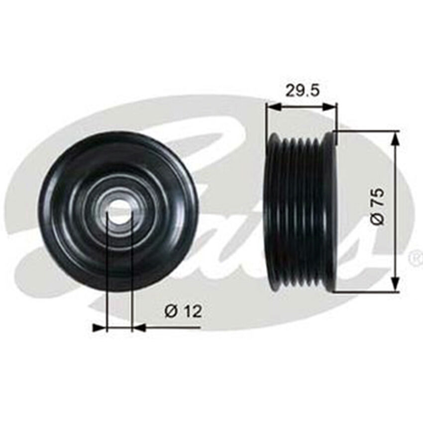 36026 DriveAlign Idler Pulley for TOYOTA Land Cruiser 100 UZJ100 2UZFE
