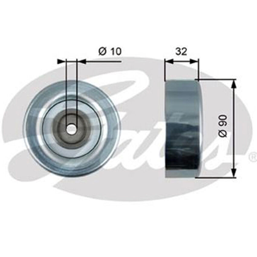 36495 DriveAlign Idler Pulley for MITSUBISHI Montero V65W 6G74DOHC