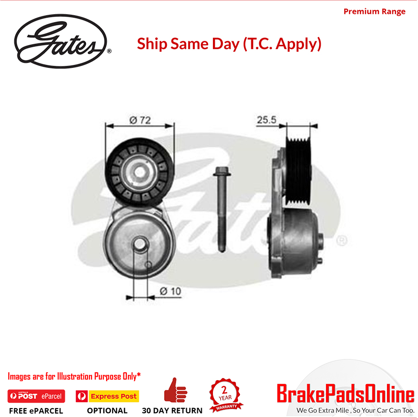 38103 DriveAlign Tensioner for GMC Sierra 1500 K15 L35/LU3