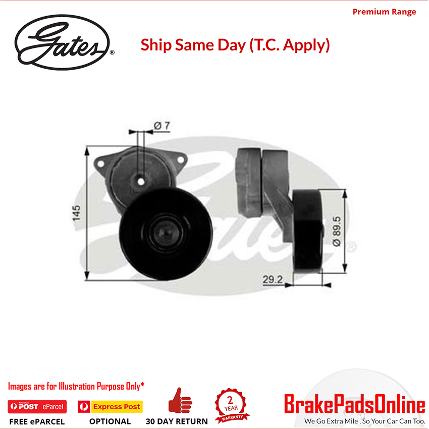 38169 DriveAlign Tensioner for HONDA Accord Coupe MK VI CG2 J30A2