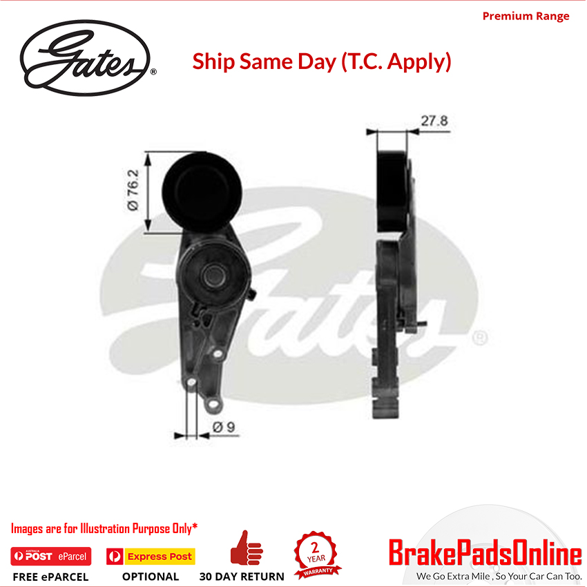 38207 DriveAlign Tensioner for AUDI A4 B7 8ED BUL