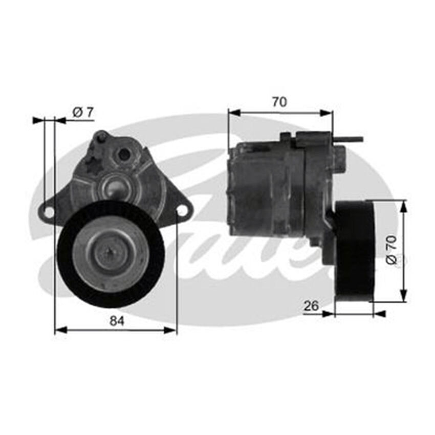 38415 DriveAlign Tensioner for MERCEDES Sprinter 313D B903 903661/903662 611981