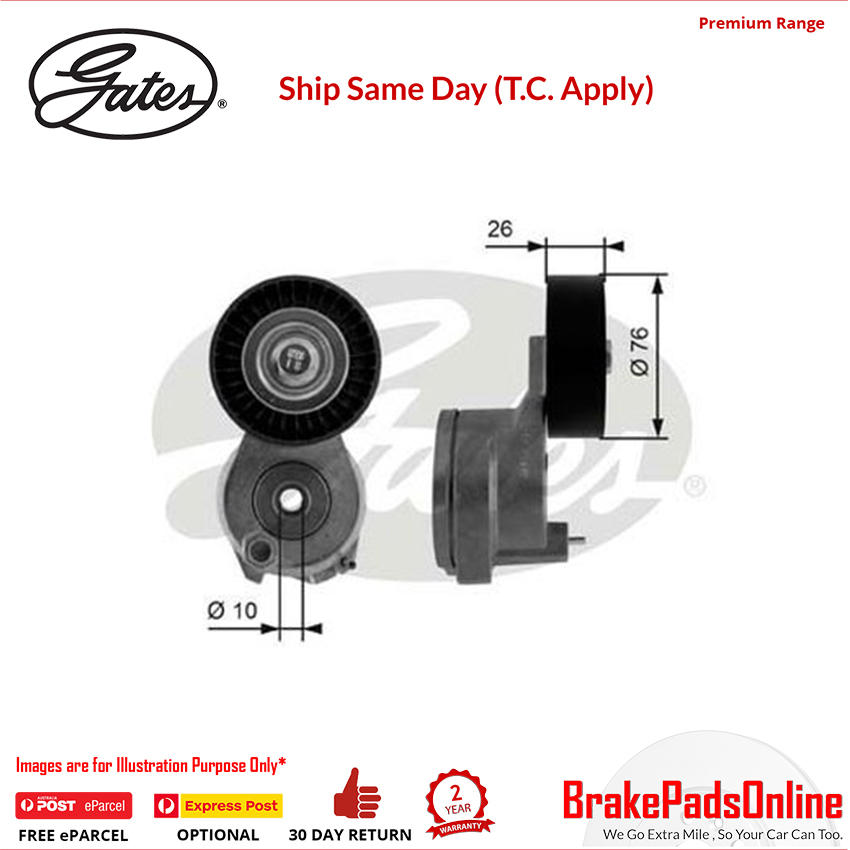 38423 DriveAlign Tensioner for AUDI A5 Quattro 8T3 CALA
