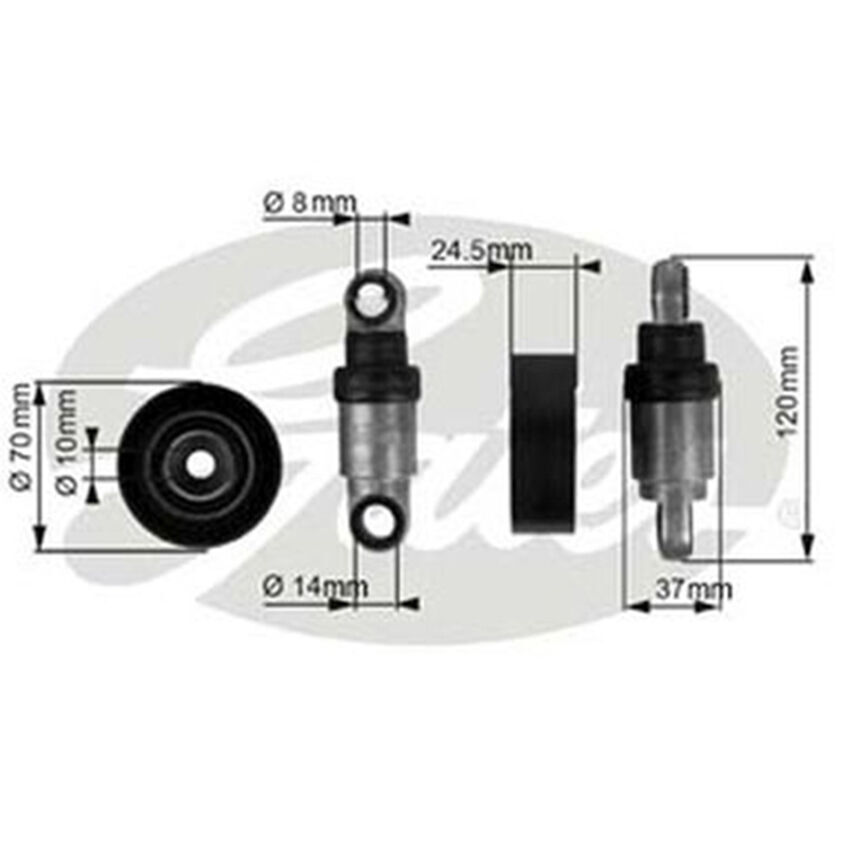 38242 DriveAlign Tensioner for BMW 325i Cabrio E46 M54B256S5
