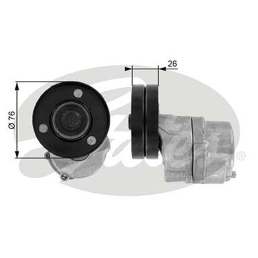 38287 DriveAlign Tensioner for VOLVO V40 645 B4204S2