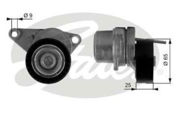Gates Drivealign Tensioner Unit For Peugeot 307 1.6L 16V NFU (TU5JP4) Petrol