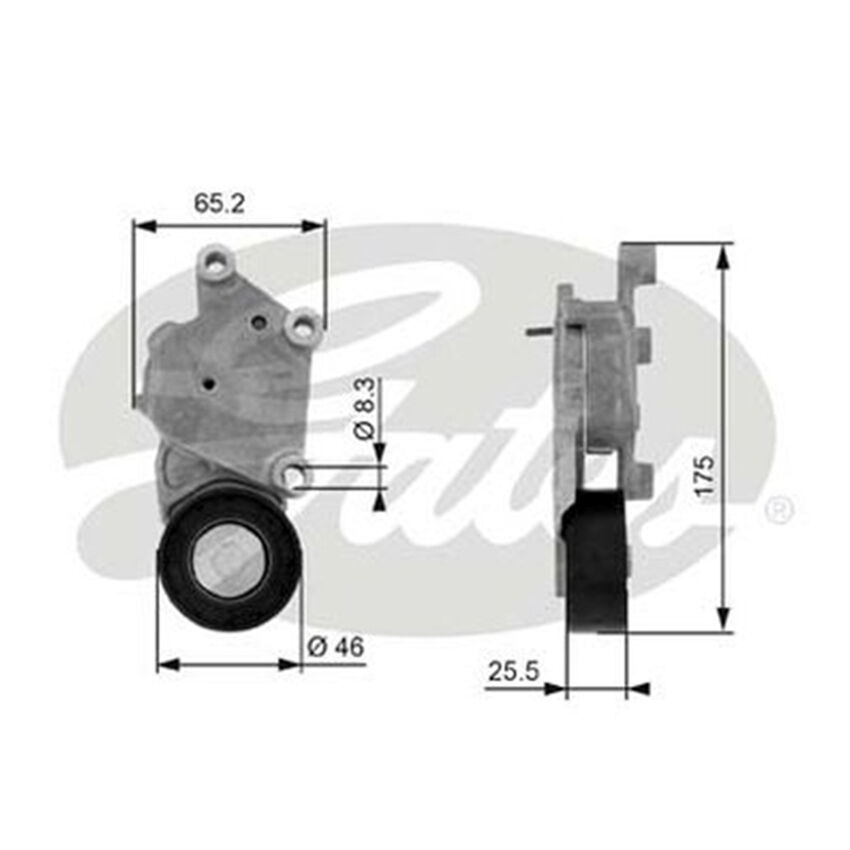 38331 DriveAlign Tensioner for FORD Fiesta MK VI JG/JJ HHJC/HHJD/HHJE