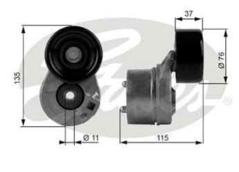 Gates Drivealign Tensioner Unit For Ford Australia Transit 2.4L D DT Diesel