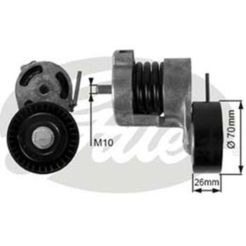 Gates DriveAlign Tensioner Unit For BMW 3 2.0L N46 B20 A,N46 B20 Petrol
