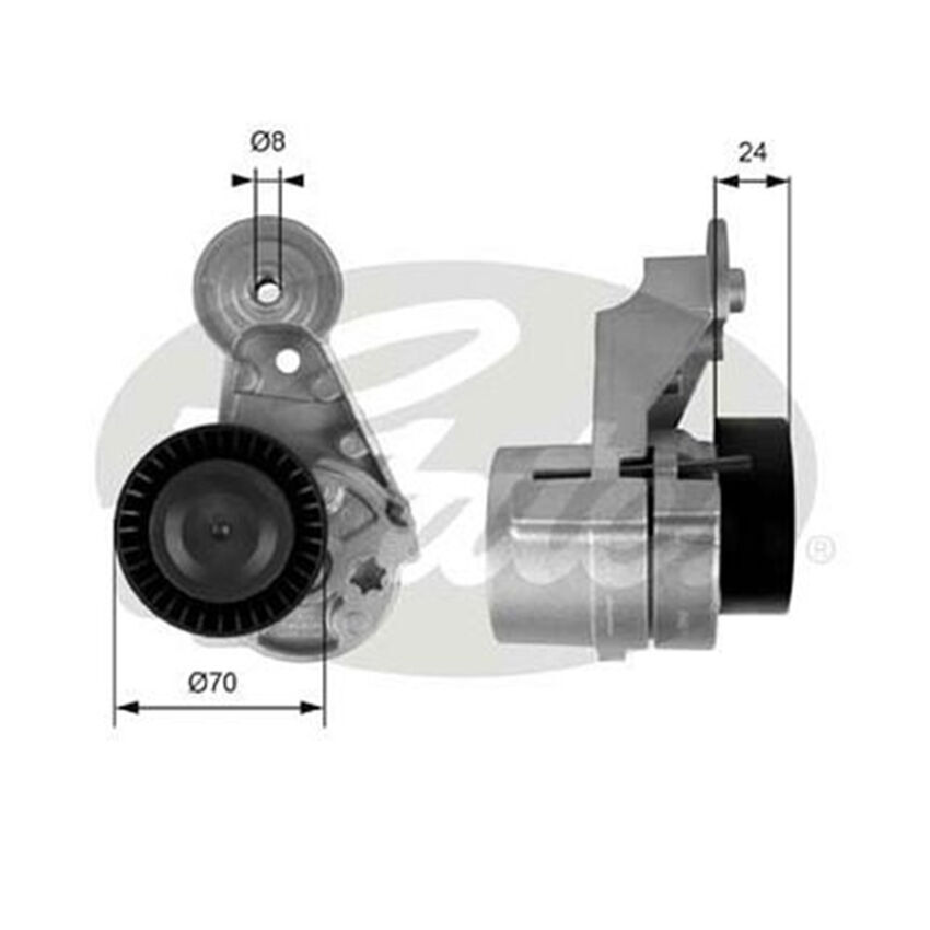 39025 DriveAlign Tensioner for VOLVO XC70 295 D5244T4