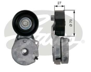 Gates Drivealign Tensioner Unit For Renault Megane 2.0L M4R Petrol-7808-21562