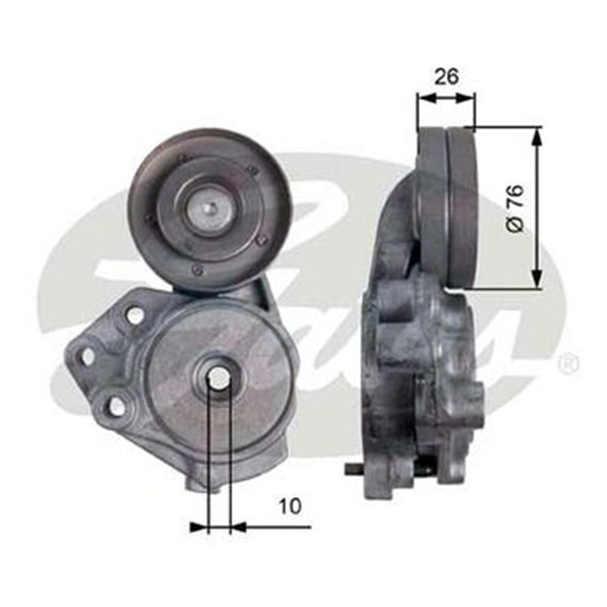 39173 DriveAlign Tensioner for VOLKSWAGEN Jetta VI 162 CAVD
