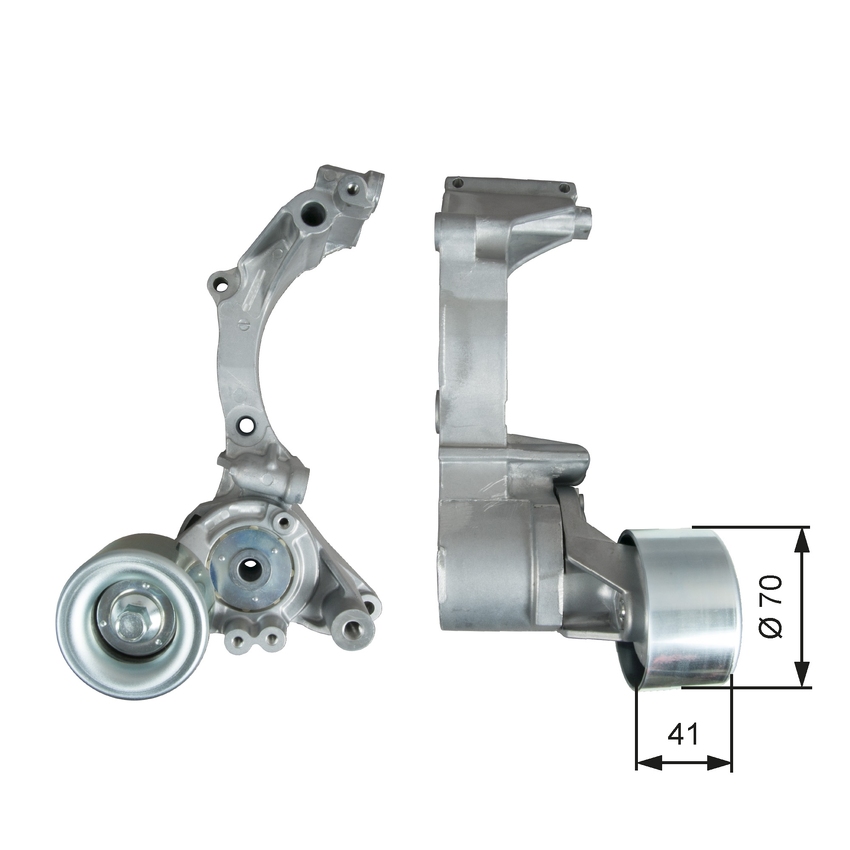 Gates V-Ribbed Belt Tensioner For Toyota Land Cruiser VDJ76R,VDJ78R,VDJ200 4.5L
