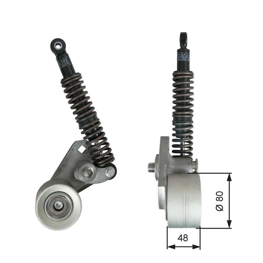 Gates DriveAlign V-ribbed Belt Tensioner For Mercedes-Benz Axor 2 12.0L
