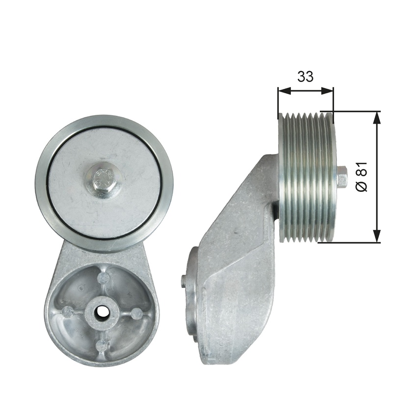 Gates DriveAlign V-ribbed Belt Tensioner - 38711 [7808-26111]