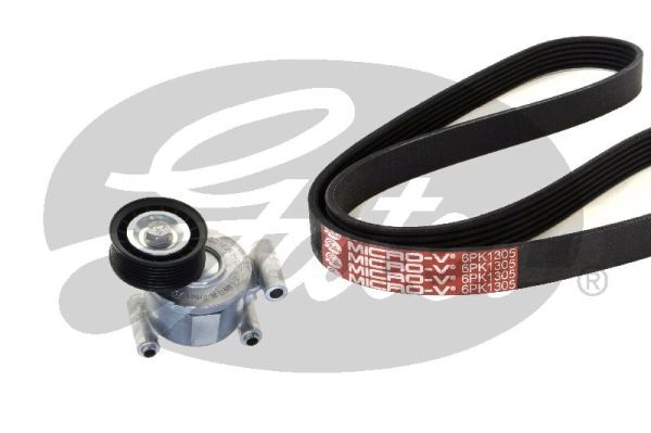 Gates Accessory Micro-V Belt Kit Ford Focus LS, LT, LV 2.0L AODA, 2.0 DURATEC
