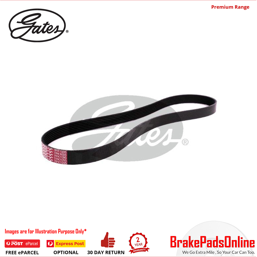 7PK1095 V-Ribbed AT Belt for TOYOTA Hilux MK VII KUN26 1KDFTV 3.0L D4d Diesel 4Cyl 4WD