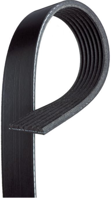 Gates V-ribbed Belt For BMW 1 E87 2.0L N43B20A Hatchback Petrol