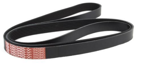 Gates Micro V-Ribbed Belt For Ford Australia Transit 2.4L VM Diesel-7PK2843