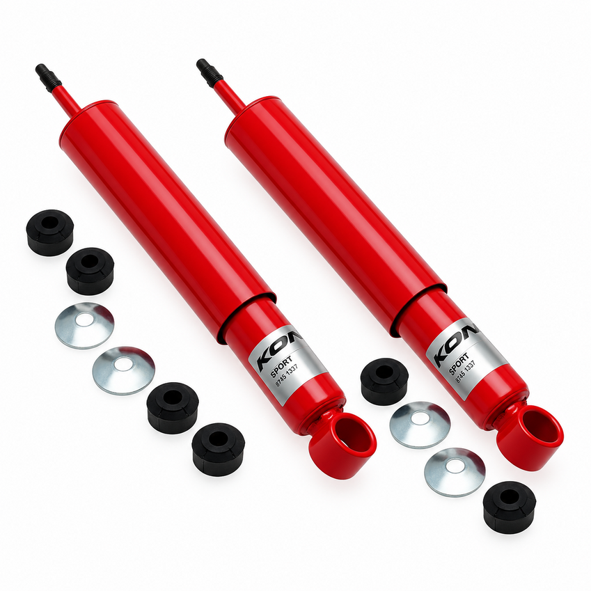 2xKoni Classic Rear Shock Absorber For Bedford CF 350 2.3L 2300 I4 8V 1972-1983