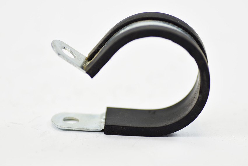 803515 QTY-5 35MM Rubber Lined PClips Zinc Plated-E5Metal Clamps Retaining Hose