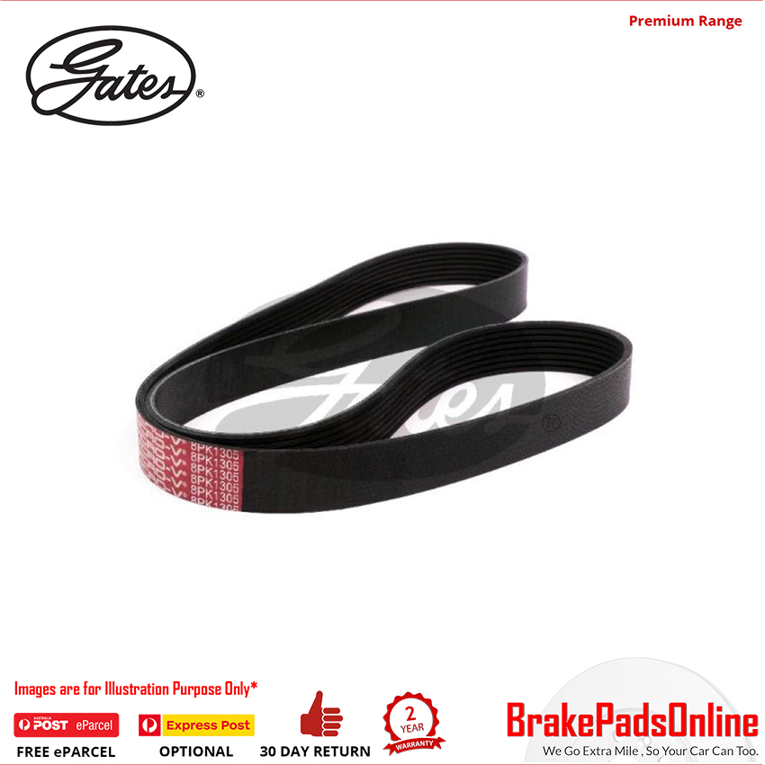 8PK1305 V-Ribbed AT Belt for MAZDA 6 Estate Wagon GHA9 R2AA 2.2L CiTD Diesel 4Cyl FWD